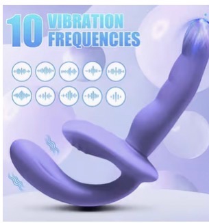 Strapless Double-Ended Vibrating Dildo